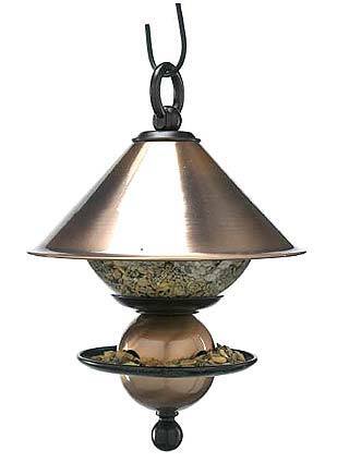 Isn't it time to upgrade that seedy bird feeder? NEWPORT The copper-plated roof on this product kept the rain out and stymied the dogged efforts of a tree-dwelling rat to chew through it for the seeds inside. Its stacked design made refills a hassle. $29. (800) 890-5932, www.lowes.com