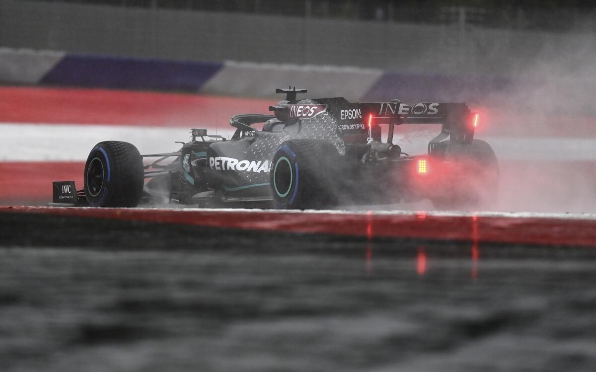 Mercedes driver Lewis Hamilton