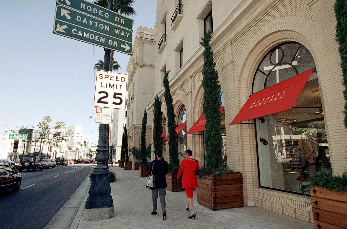 Barneys store in Beverly Hills