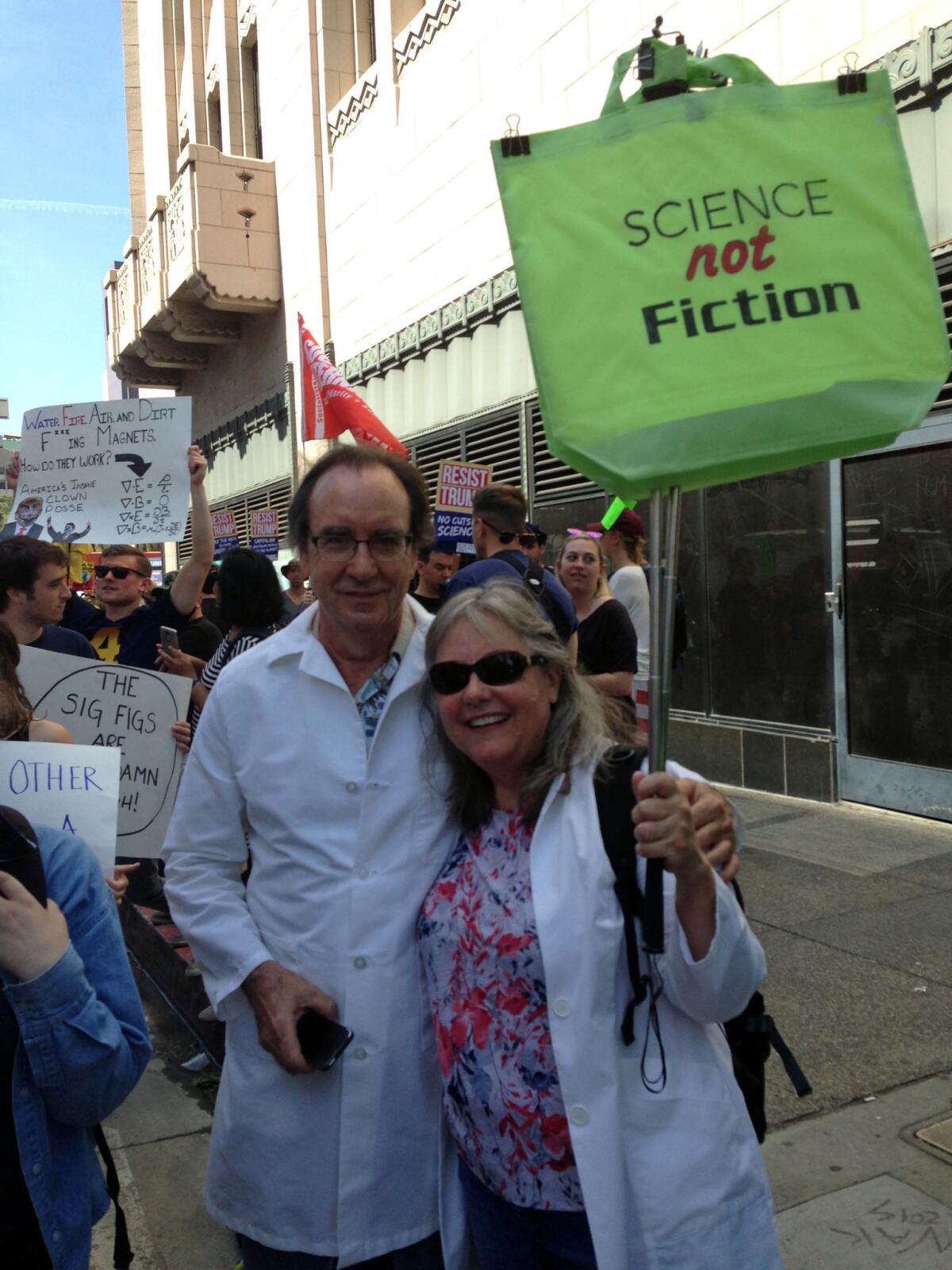 Mark Schweikart and wife Maddy St. Michael.