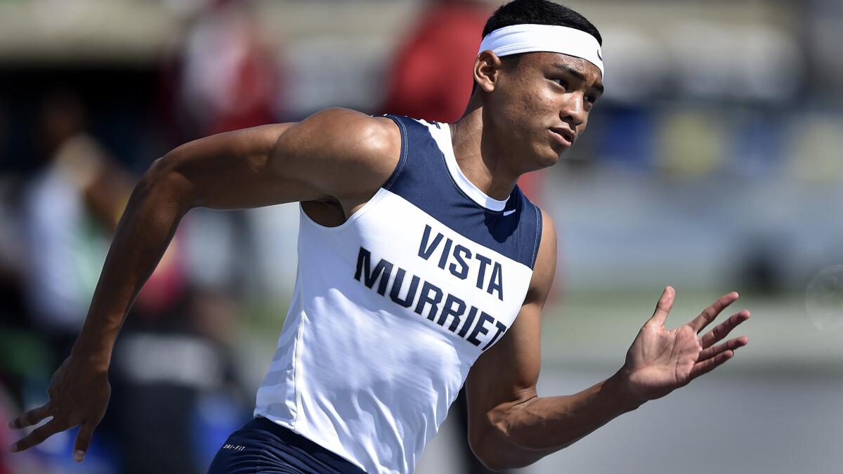 Michael Norman will try to defend his 200 and 400 state titles in extreme heat at the CIF meet in Fresno next weekend.