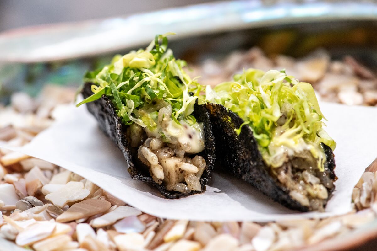 Truffle tacos from Kinn.