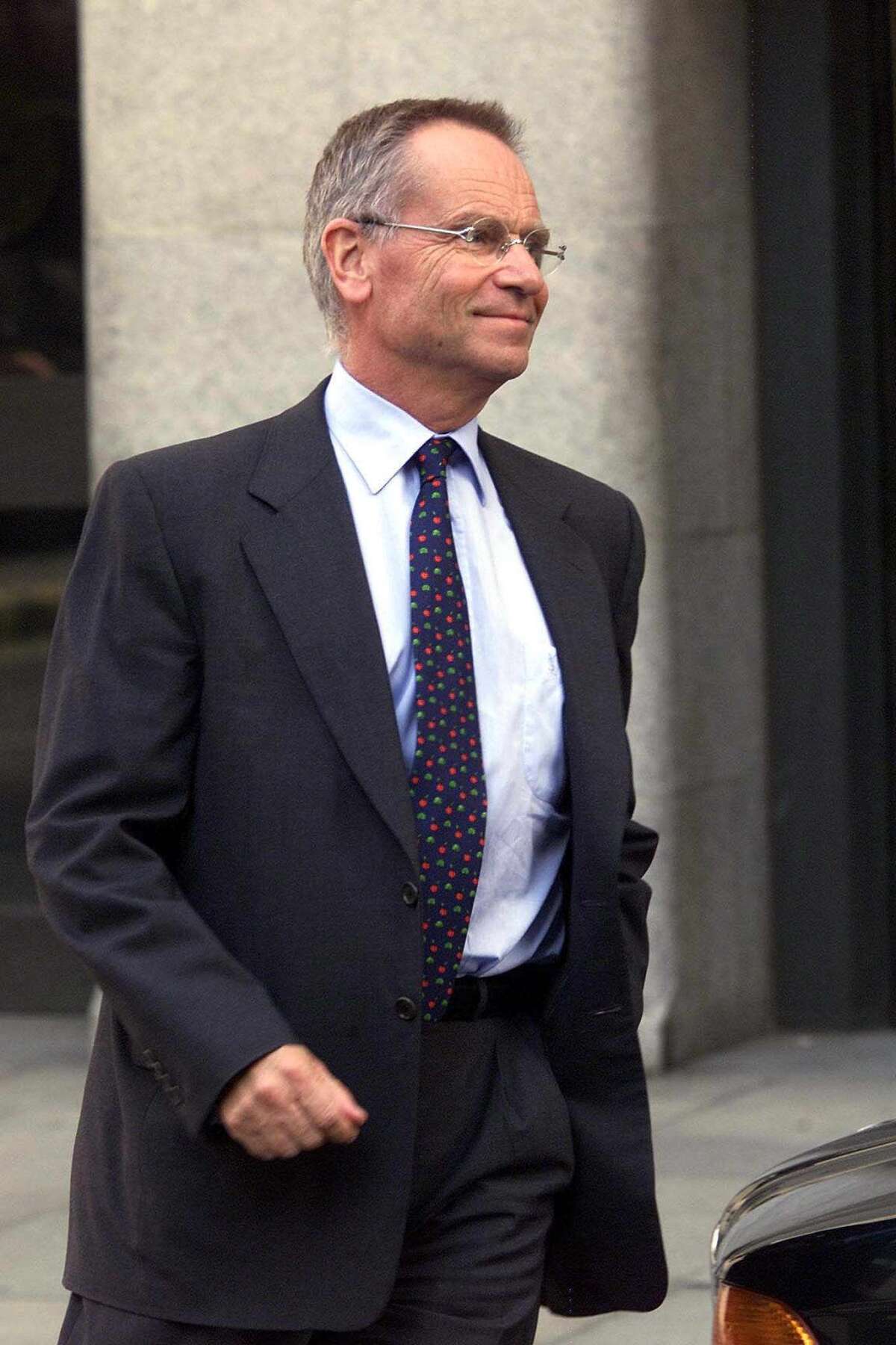 Writer Jeffrey Archer in 2001. On Sunday, his story about his journey with prostate cancer was published in the Mail.