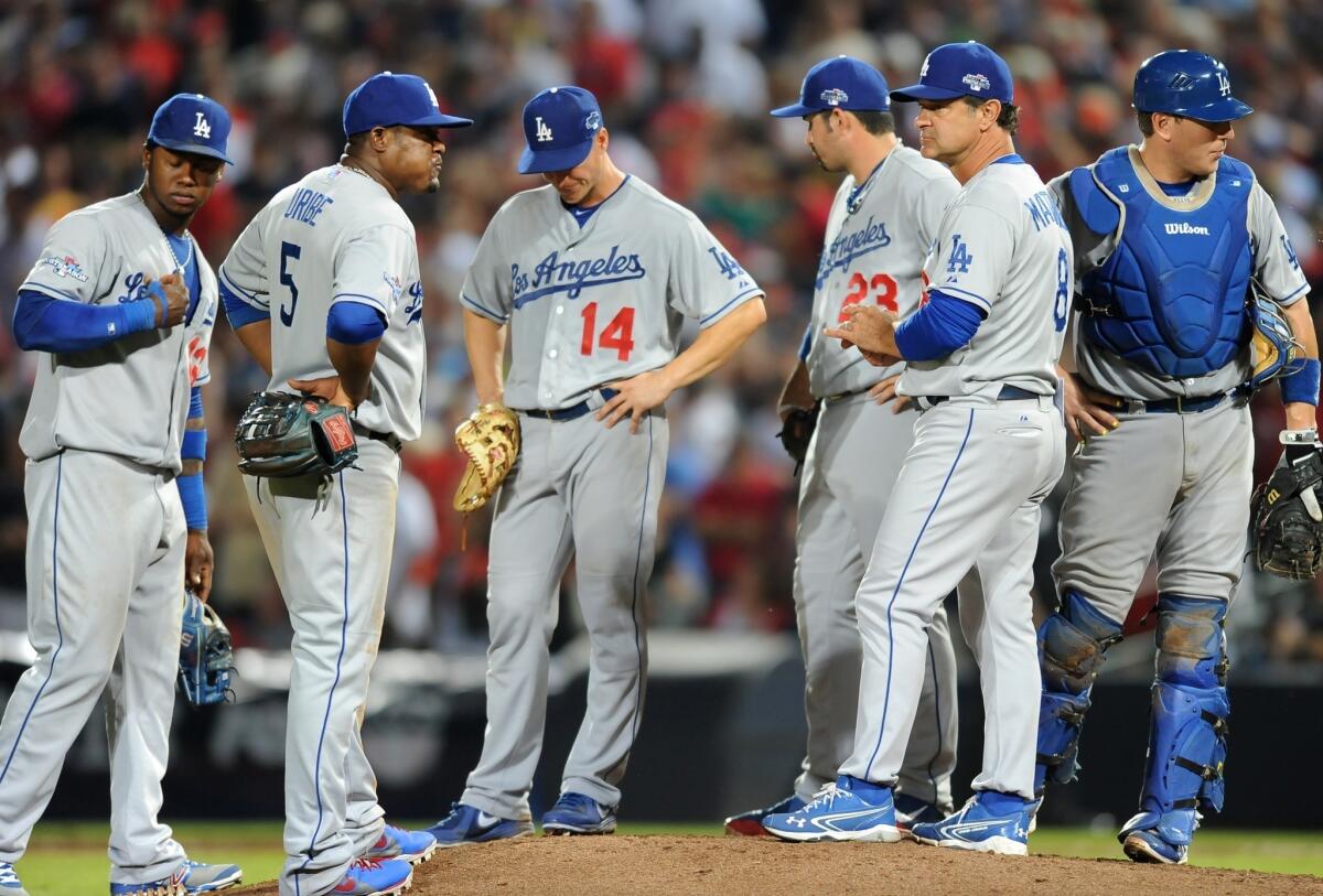 Dodgers Manager Don Mattingly's late-game strategy against the Atlanta Braves on Friday may have been the deciding factor behind the 4-3 loss.