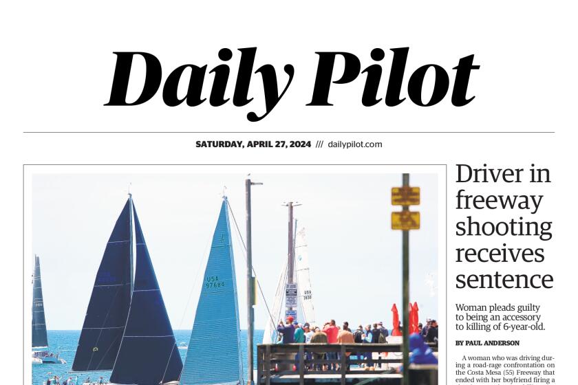 Front page of the Daily Pilot e-newspaper for Saturday, April 27, 2024.