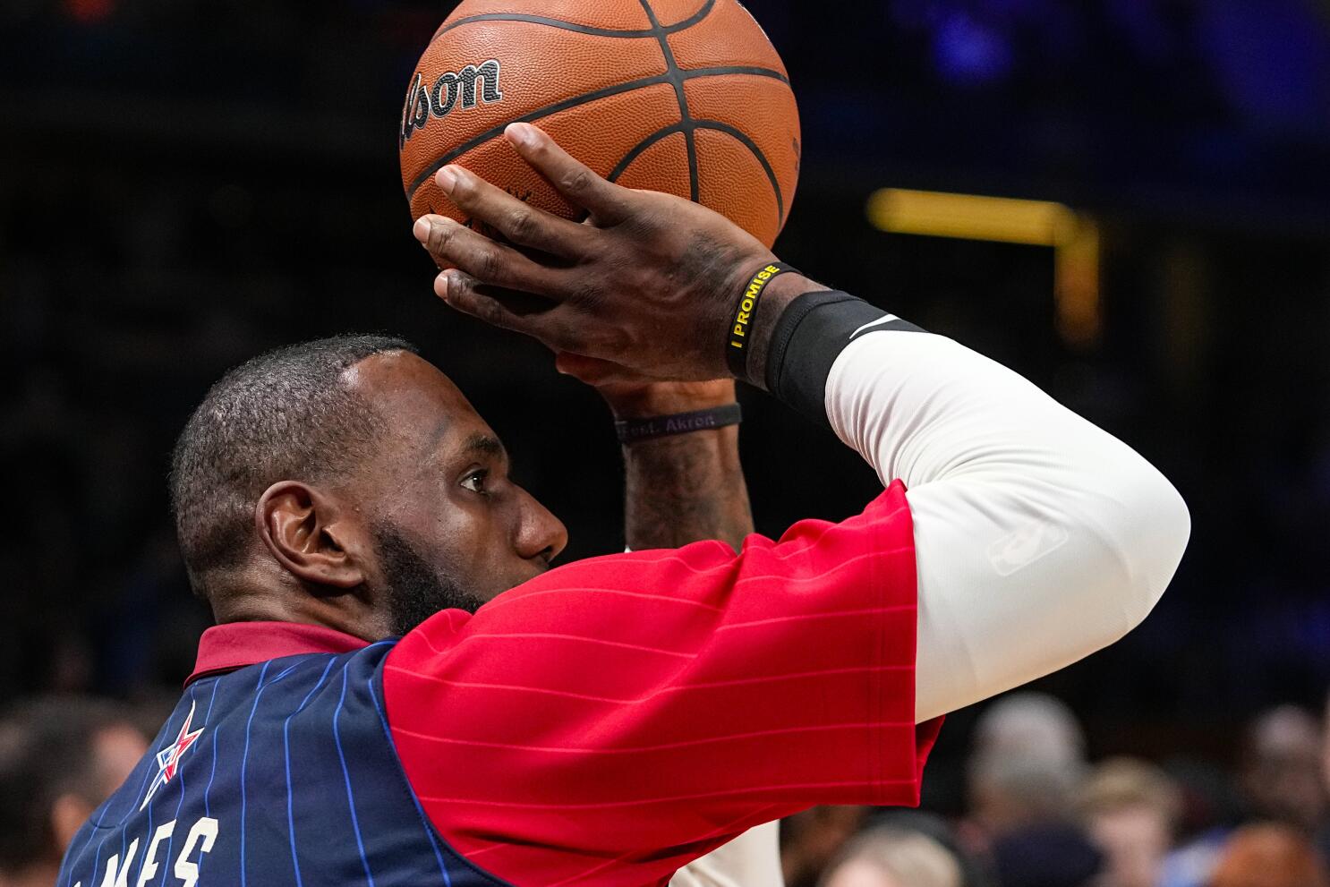 LeBron James pushes back on Bronny James' status in NBA mock drafts