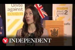New Zealand prime minister shrugs off earthquake during live TV interview
