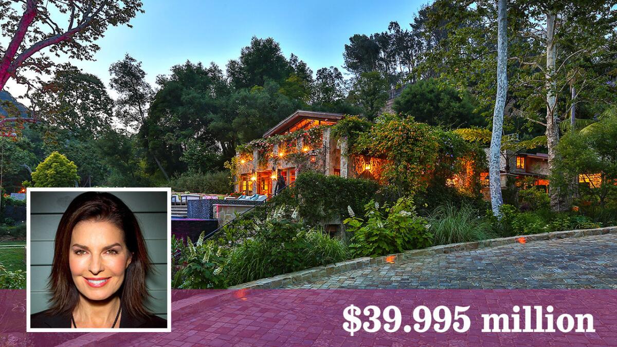 Actress Sela Ward has listed her Bel-Air estate for sale at $39.995 million.