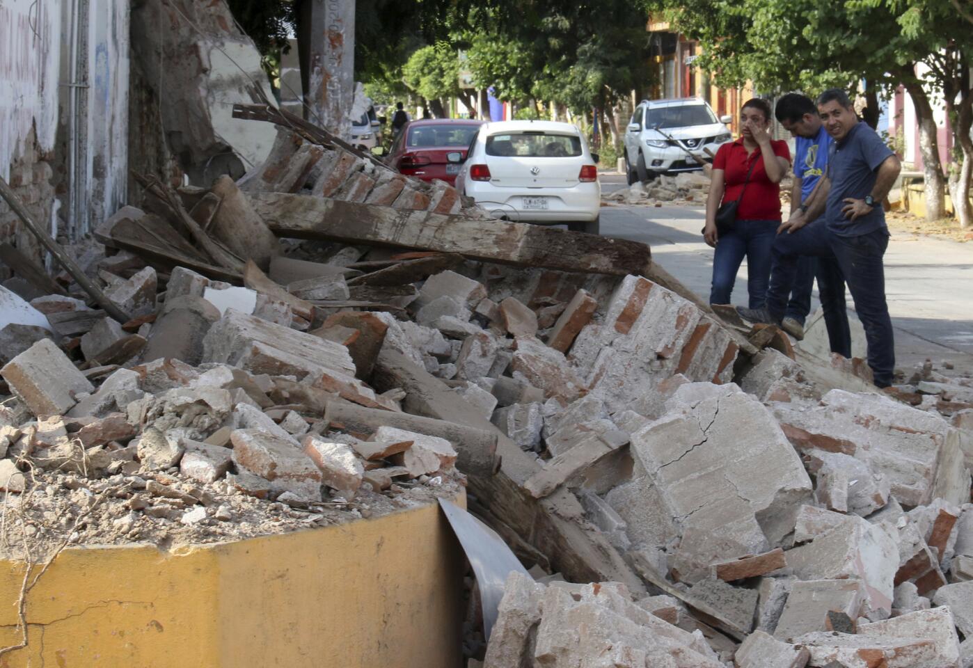 Magnitude 8.1 quake hits off the coast of Mexico