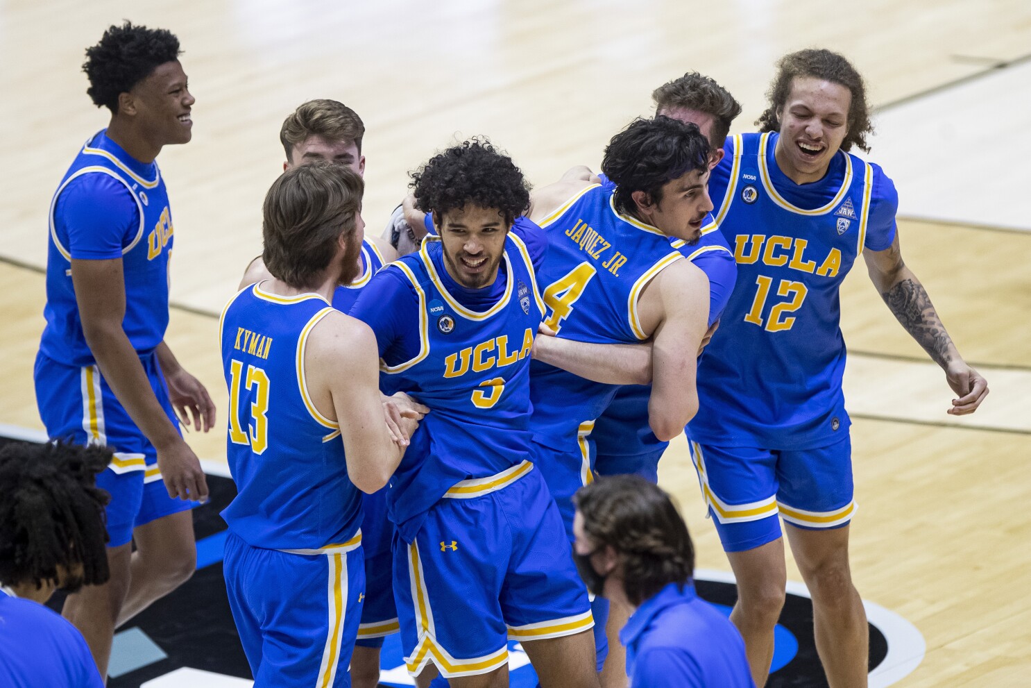 Ucla Defeats Michigan State In Ncaa Tournament First Four Los Angeles Times...