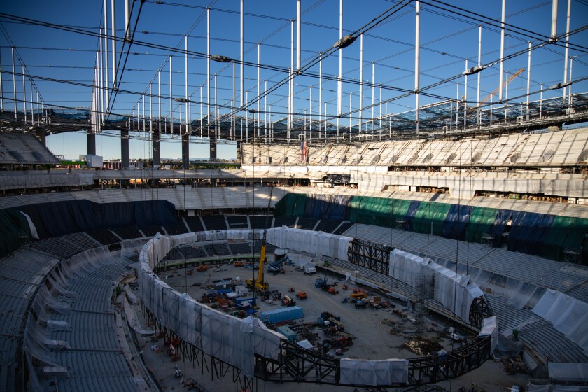 SoFi Stadium rises to a new level as Inglewood readies for impact Los