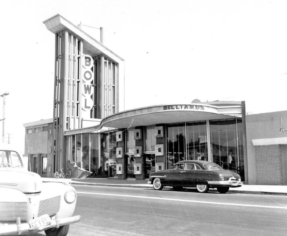 Victory Lanes at 1165 Garnet Ave. in Pacific Beach, circa 1952.