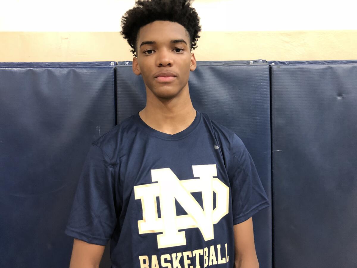 Ziaire Williams of Sherman Oaks Notre Dame is headed to Sierra Canyon.