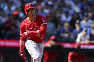 Los Angeles Angels' Matt Thaiss reacts after striking out against Seattle Mariners starting pitcher Luis Castillo to end the top of the sixth inning of a baseball game Wednesday, Sept. 13, 2023, in Seattle. (AP Photo/Lindsey Wasson)