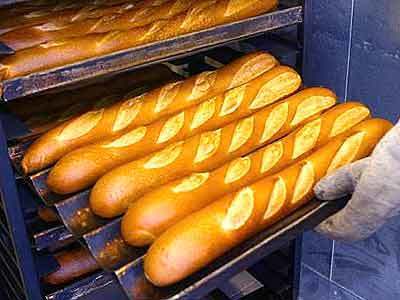 Musical loaves: Baguettes come from the oven