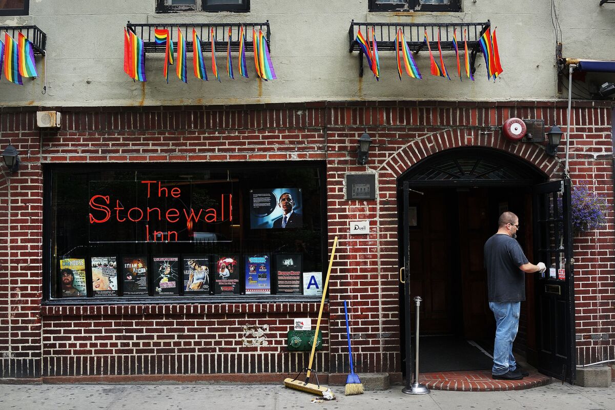 The New York City Landmarks Preservation Commission has declared the Stonewall Inn a city landmark for its role in the fight for gay rights.