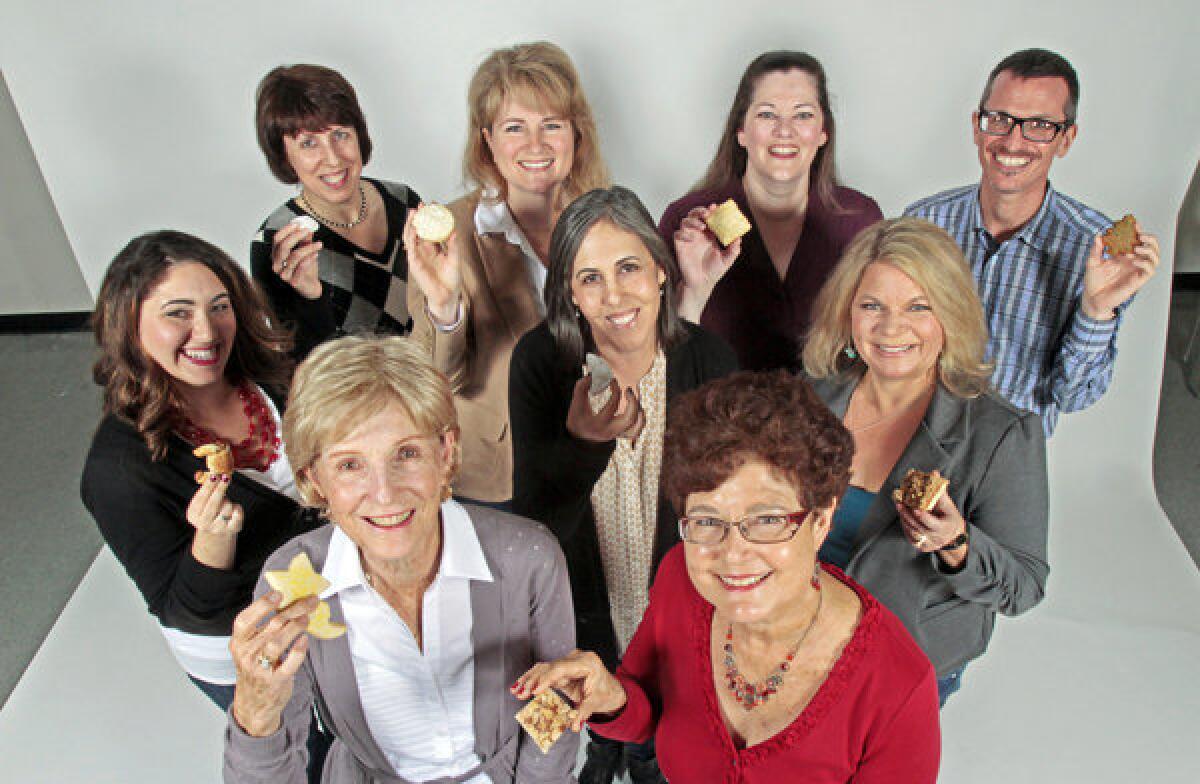 2012's winners: Back row, from left: Lida Frankel, Christina Conte, Linda Amendt and Sean Early. Middle row, from left: Samantha Ferraro, Deb Love and Kelli Abrahamian. Front row: Carol Eblen, left, and Laurel Gillis.