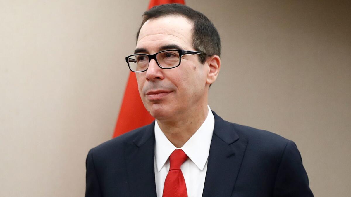 Treasury Secretary Steven Mnuchin said Friday that the administration “will not be issuing waivers to U.S. companies, including Exxon, authorizing drilling prohibited by current Russian sanctions.”