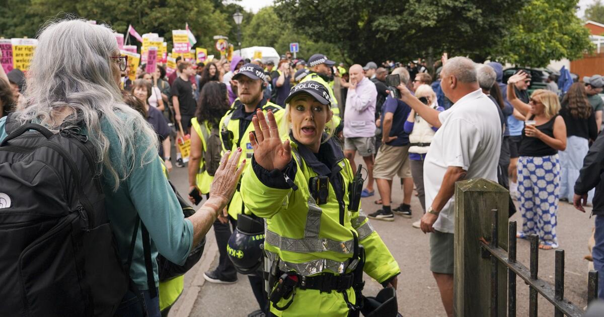 Officials win court case to remove asylum-seekers from a U.K. hotel that's been the focus of protests