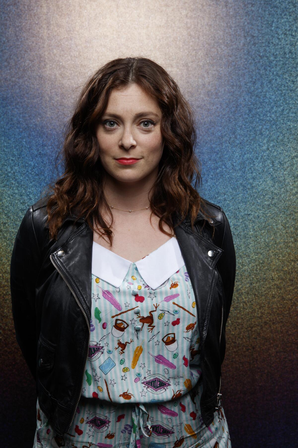 Rachel Bloom from the television series "Crazy Ex-Girlfriend."