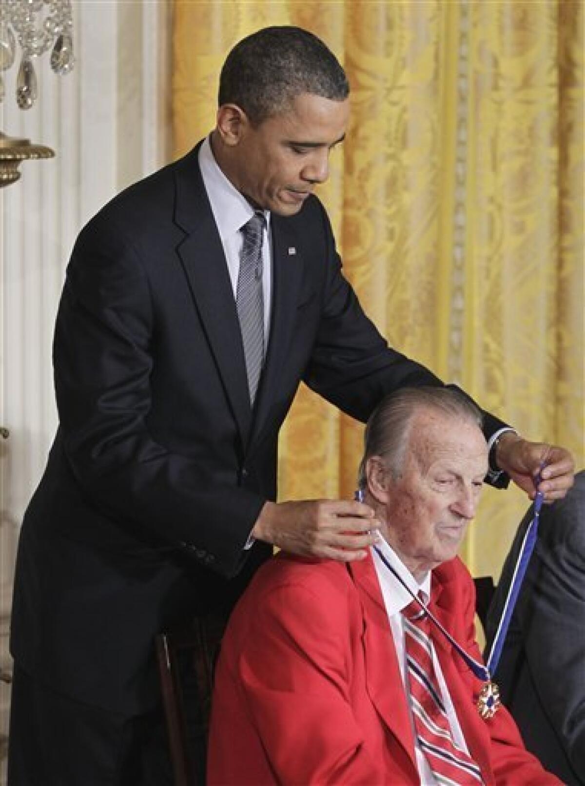 Former St. Louis Cardinal given Medal of Freedom - The San Diego  Union-Tribune