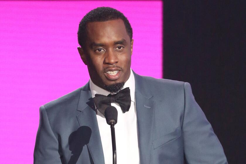 Sean "Diddy" Combs at the American Music Awards in Los Angeles on March 28.