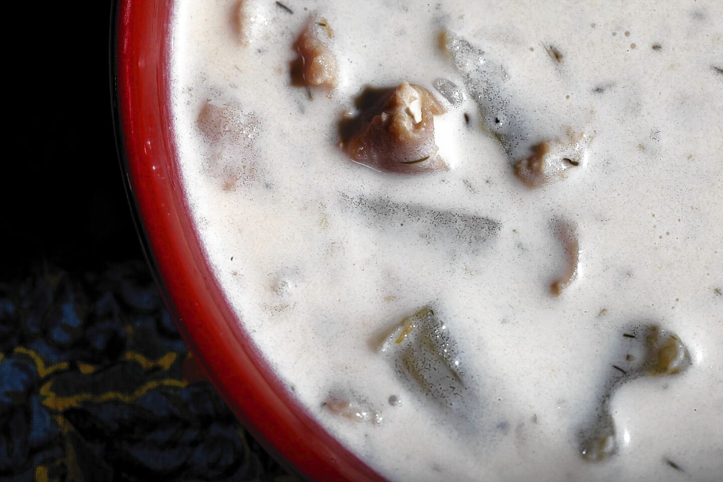 The clam chowder at La Conner Brewing Co. in Washington state's San Juan Islands has a bit of spice to it. Read the recipe »