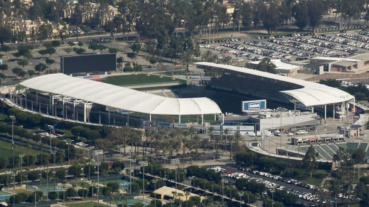 The Chargers will play at StubHub Center in Carson until the stadium they will share with the Rams in Inglewood is built.
