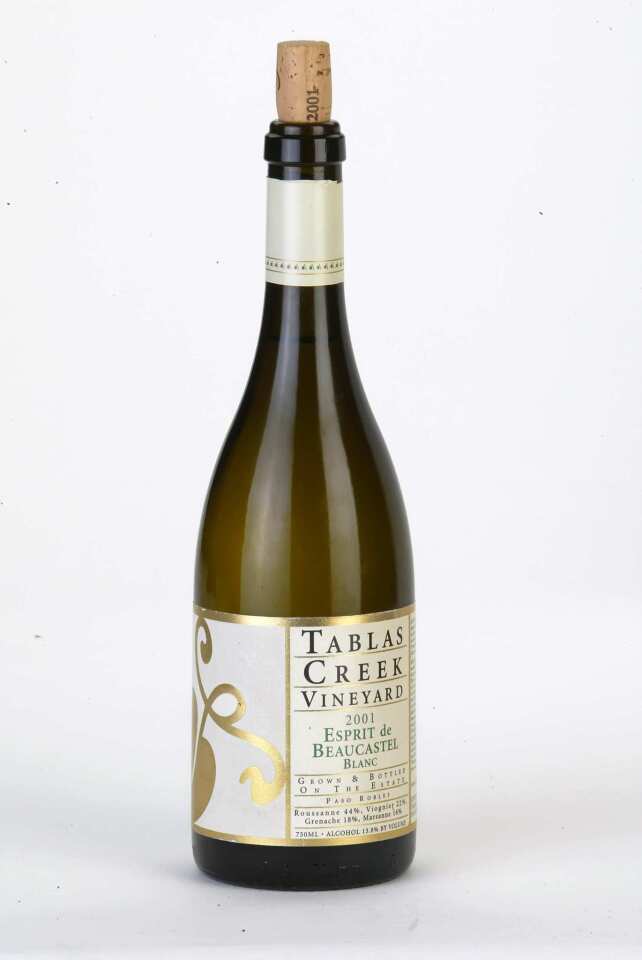 Tablas Creek Vineyard 2001 Esprit de Beaucastel Blanc