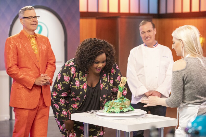 Charles Phoenix, Nicole Byer and Jacques Torres of Netflix's baking competition, "Nailed It!"