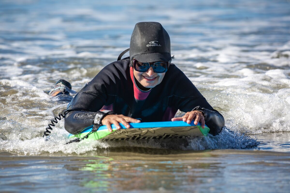 Surf's up for senior women's Boogie Board club - Del Times