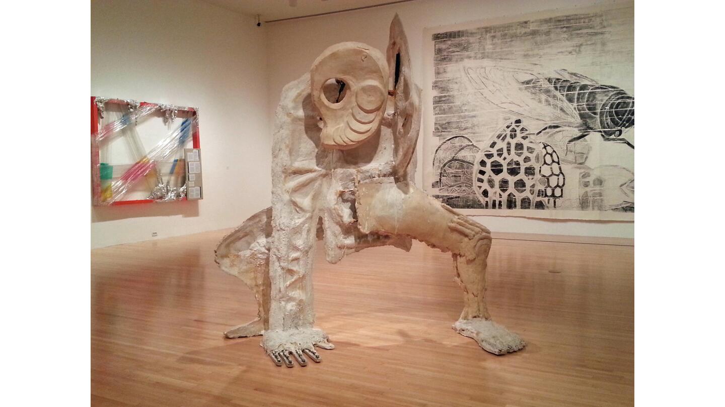 You can save yourself the trip to New York by paying a visit to the Museum of Contemporary Art's Grand Avenue branch in downtown Los Angeles, which is currently displaying Houseago's 2009 piece, "Sprawling Octopus Man."