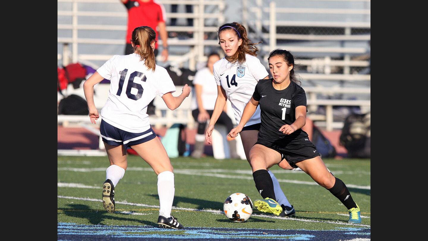 Photo Gallery: Crescenta Valley vs. Glendale in Pacific League girls' soccer