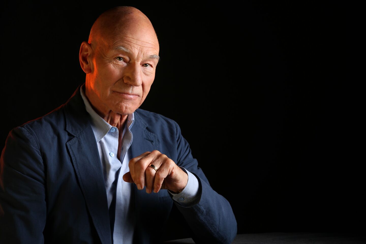 Celebrity portraits by The Times | Patrick Stewart