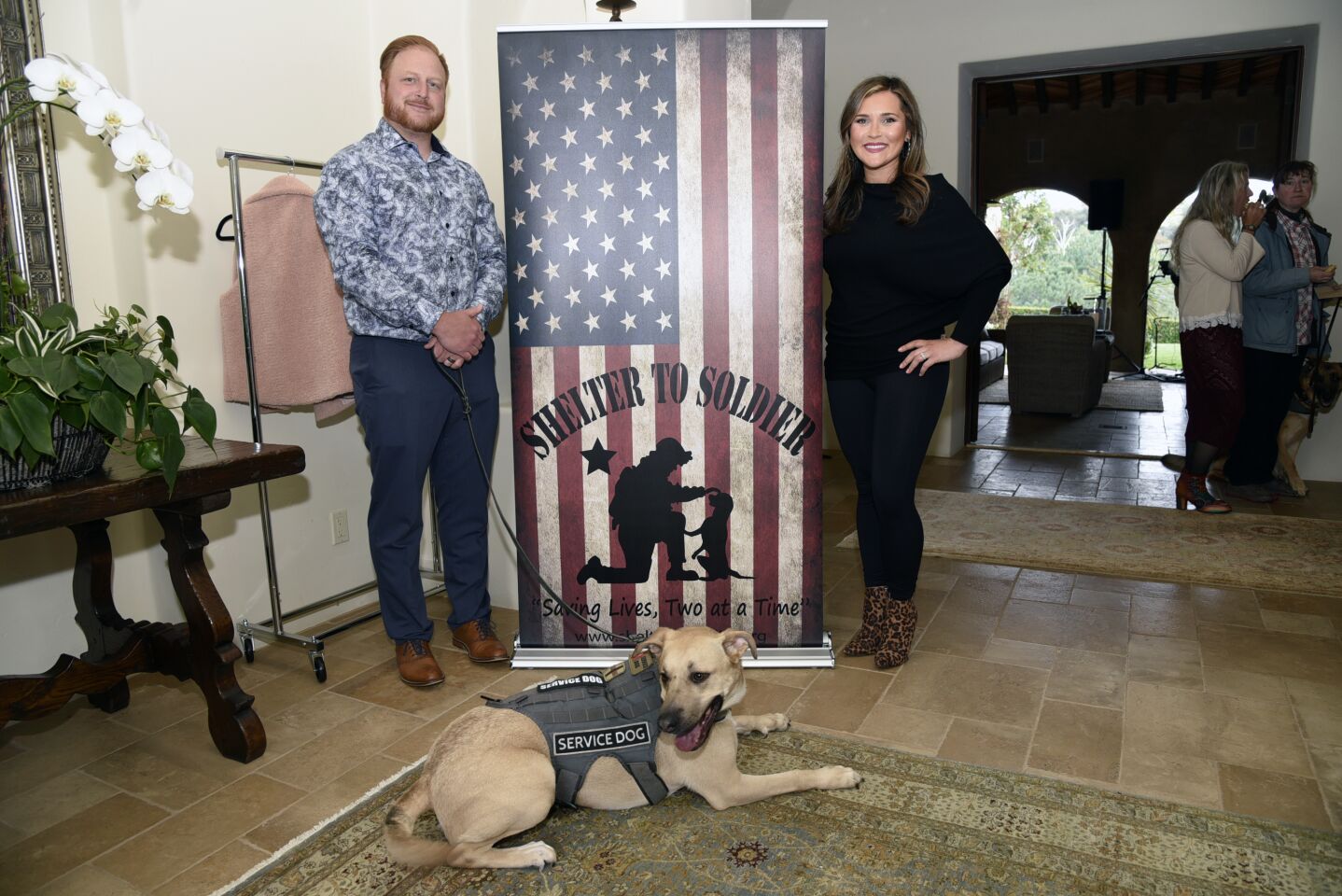 Shelter to Soldier co-founders Graham and Kyrie Bloem with Marlow