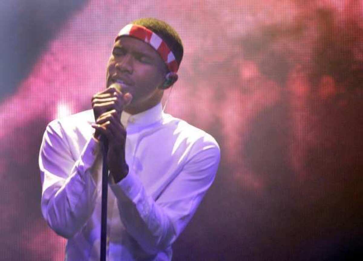 Frank Ocean, shown during a 2011 performance at the El Rey Theatre in Los Angeles, released his new album in digital form on iTunes a week before its release as a physical CD, prompting Target to decline to carry it.