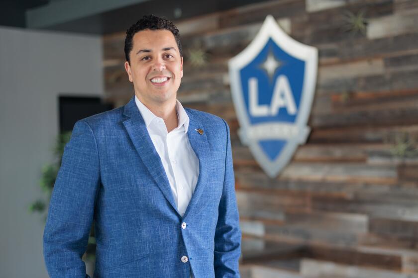 Will Kuntz, senior vice president of player personnel for the Los Angeles Galaxy.