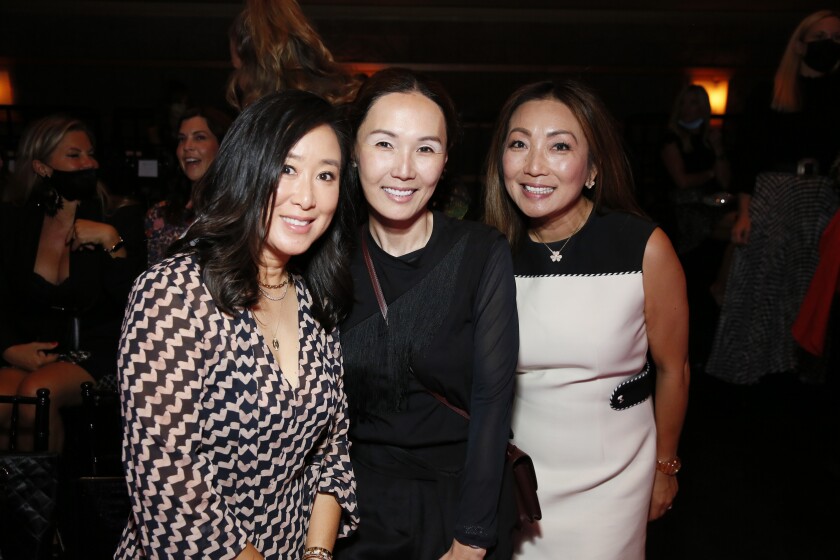 Some of the attendees at the 2021 Harvesters Fashion Show and Luncheon held at the Renee and Henry Segerstrom Concert Hall.