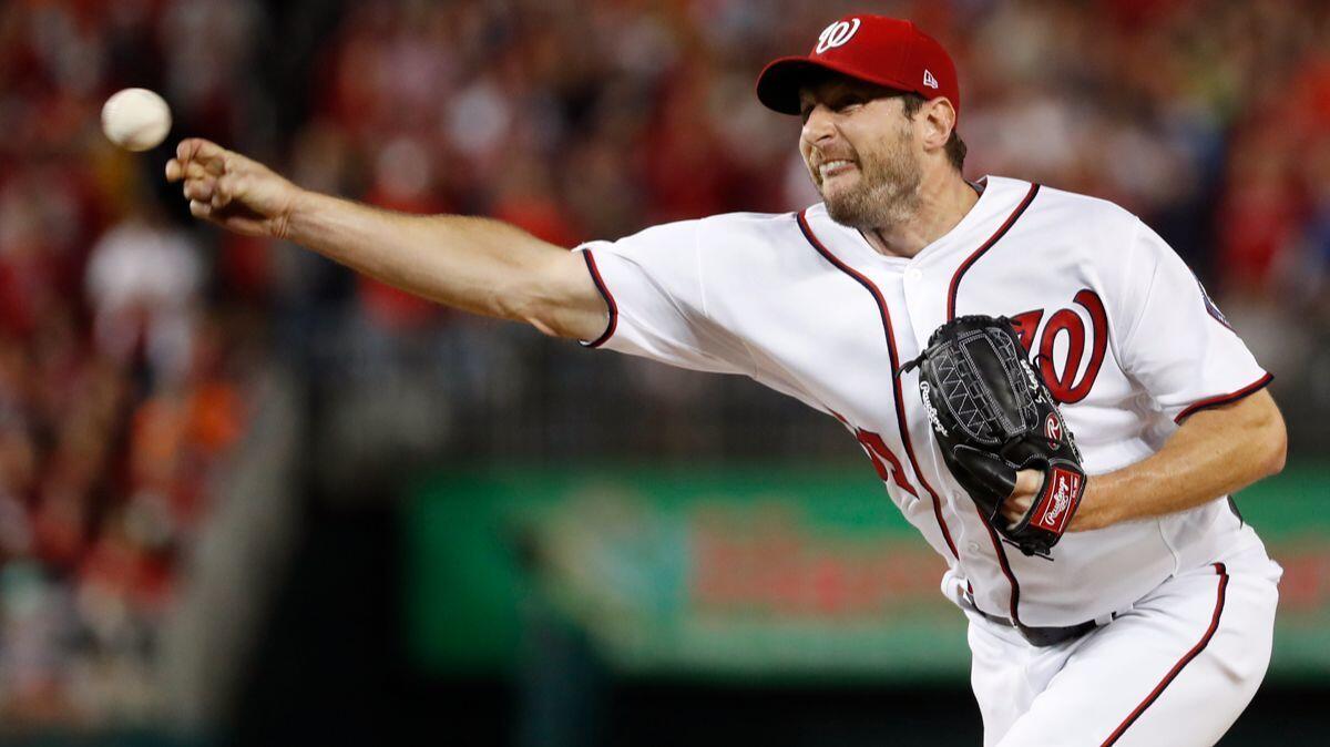 Washington Nationals pitcher Max Scherzer won the Cy Young for the second straight year.