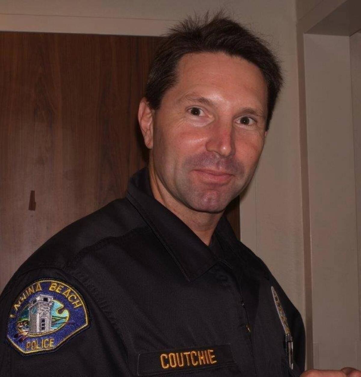 Jon Coutchie was a motor officer for the Laguna Beach police department. He graduated from Laguna Hills High in 1989.
