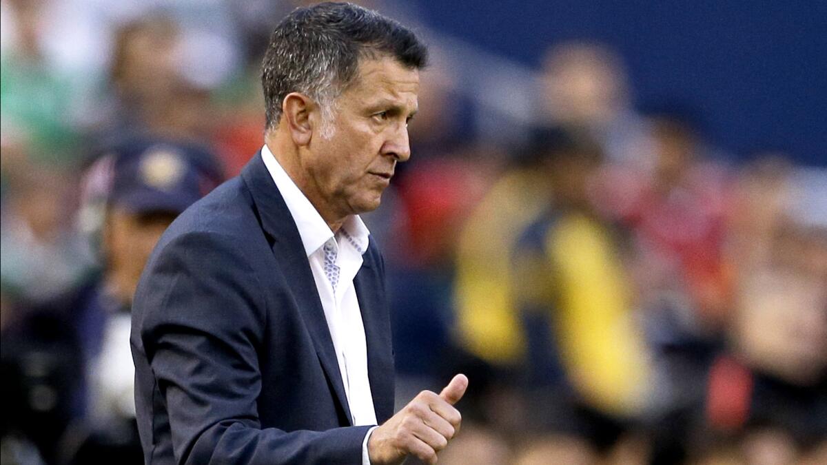 Mexico Coach Juan Carlos Osorio is reserved and meticulous, and a tactician who is rarely caught unprepared.