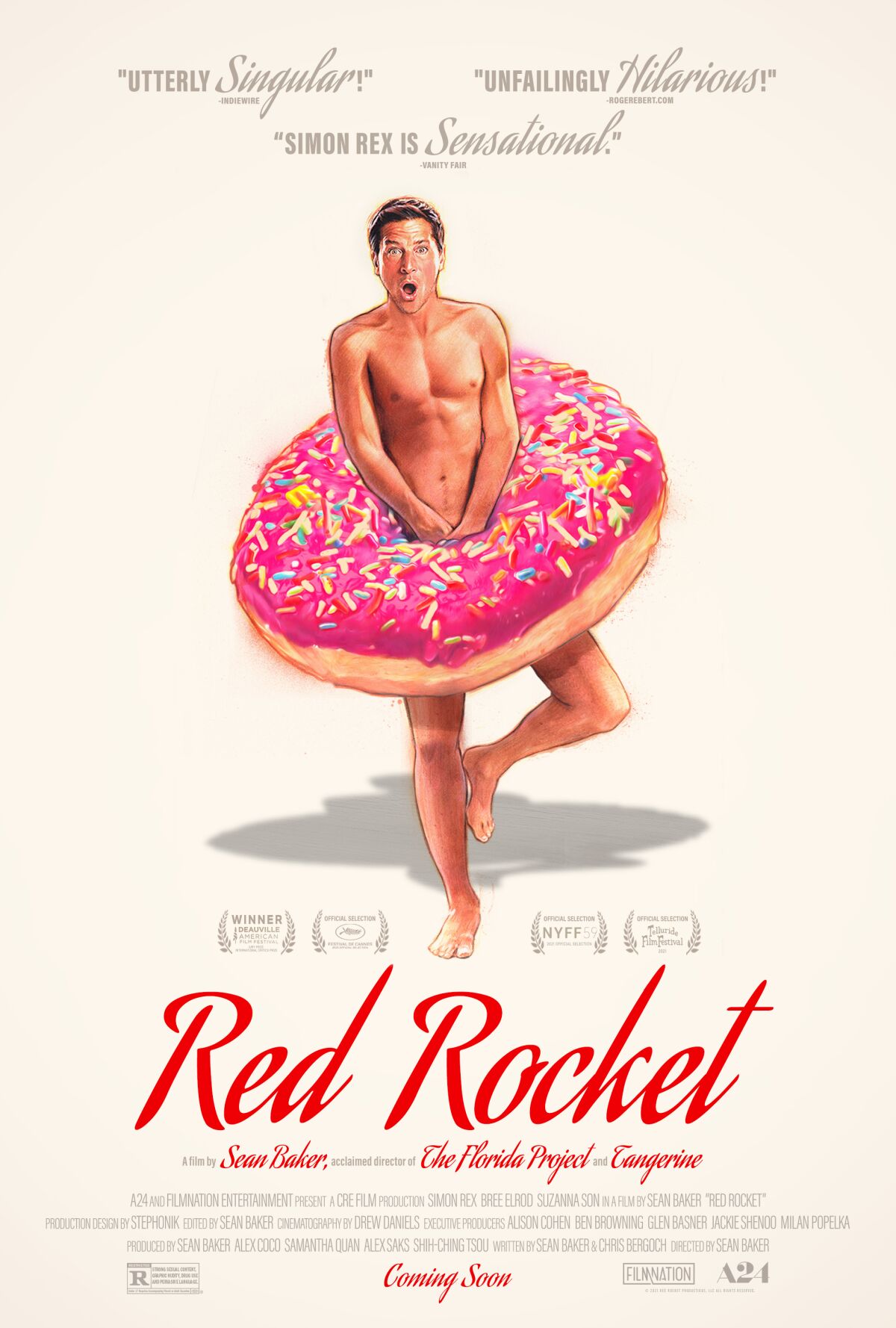 "Red Rocket," from director Sean Baker, premiered in competition at the Cannes Film Festival.