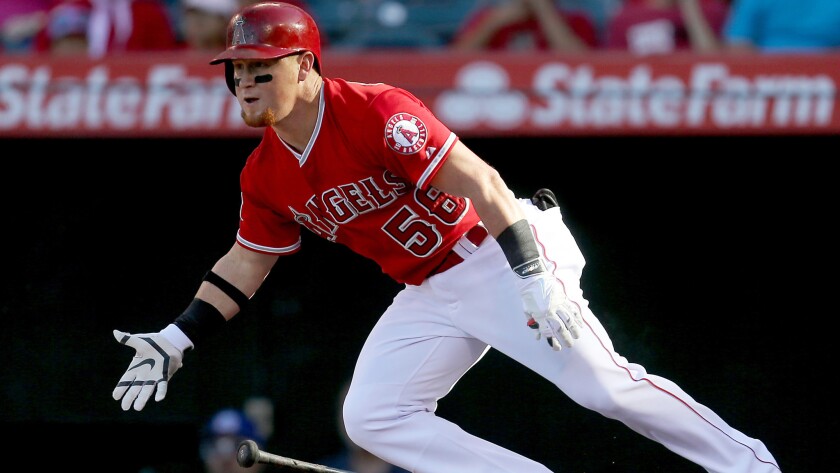 Kole Calhoun's career numbers of a .267 average, .323 on-base percentage and .435 slugging percentage combined are above average for a major leaguer.