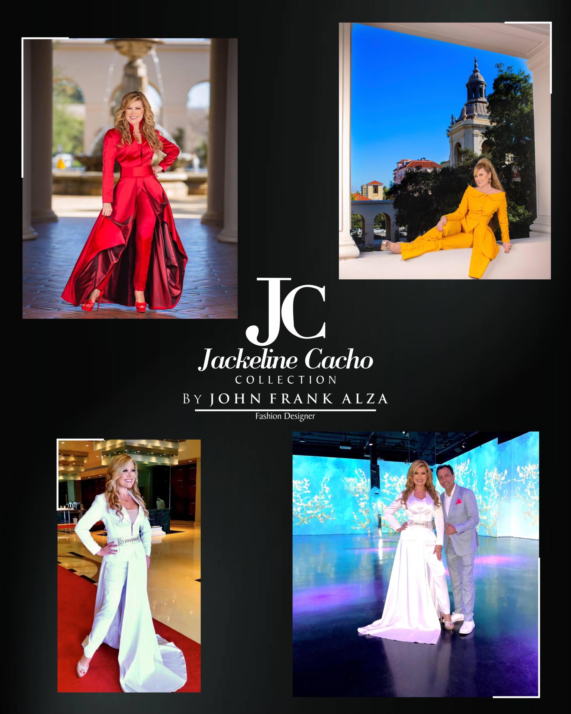 Una muestra de la colección de ropa lanzada por Jackeline Cacho recientemente.