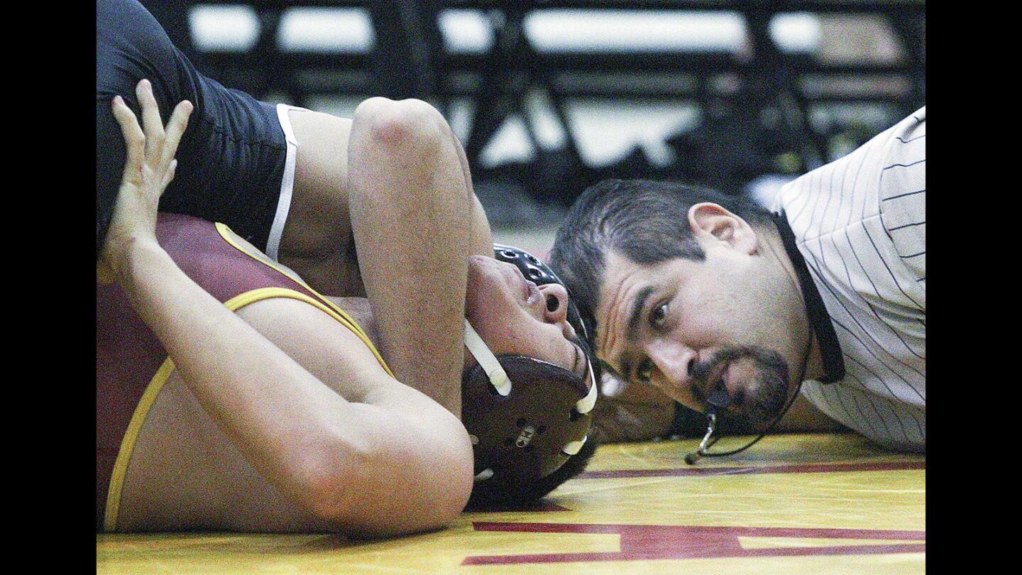 Photo Gallery: Rio Hondo League wrestling, Hoover beats La Cañada for first time