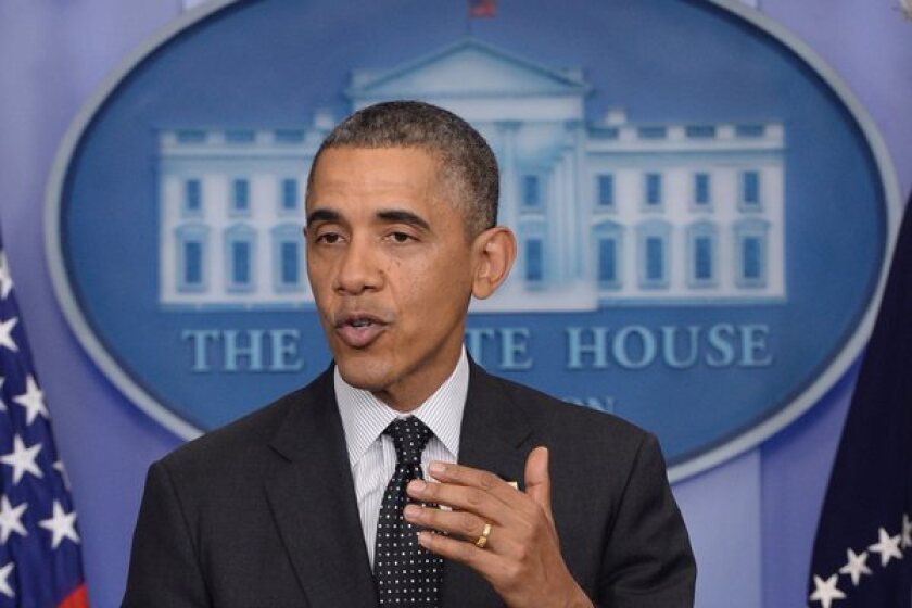 President Obama, shown speaking at the White House, is scheduled to visit Los Angeles next week.