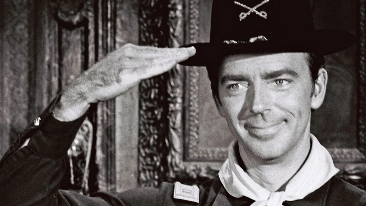 The late Ken Berry as Capt. Wilton Parmenter in a 1967 episode of the ABC situation comedy "F Troop."