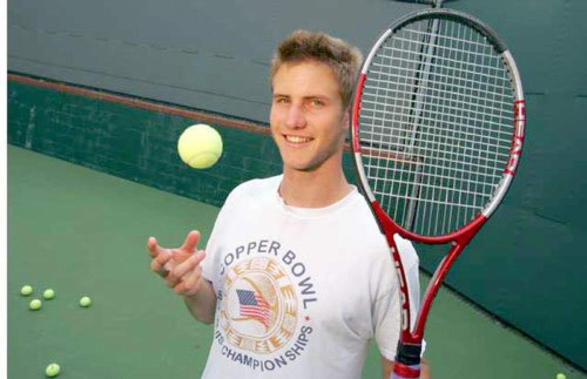 Ryan Thacher, a top student who is ranked No. 1 in the nation in 18-under tennis, plans to break with a trend, going to college rather than trying to jump directly to the pro ranks.