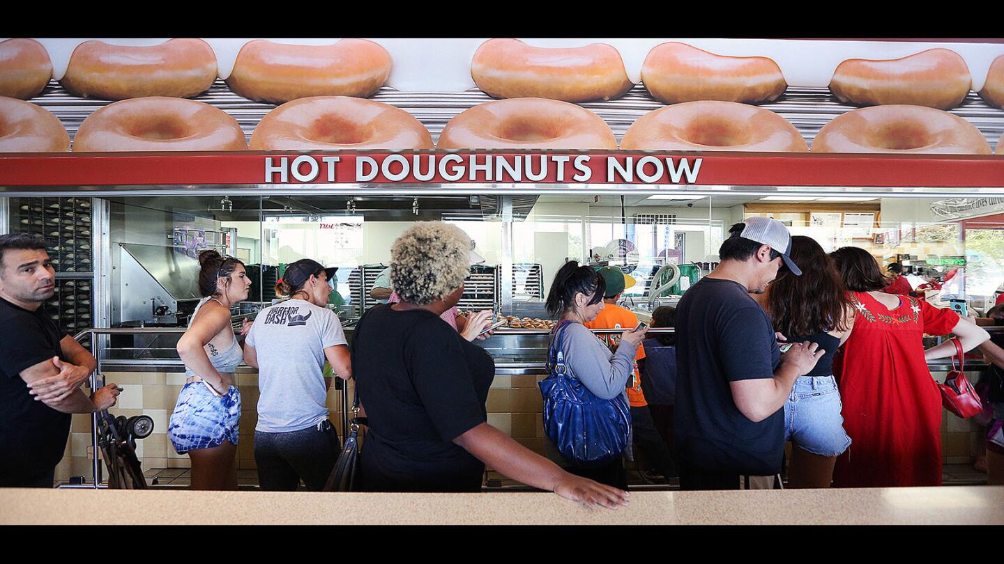 Photo Gallery: Krispy Kreme in Burbank and National Doughnut Day