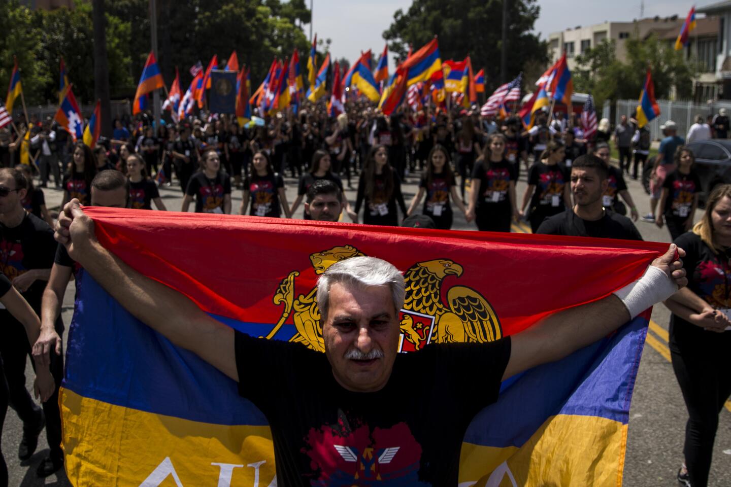Armenian genocide march